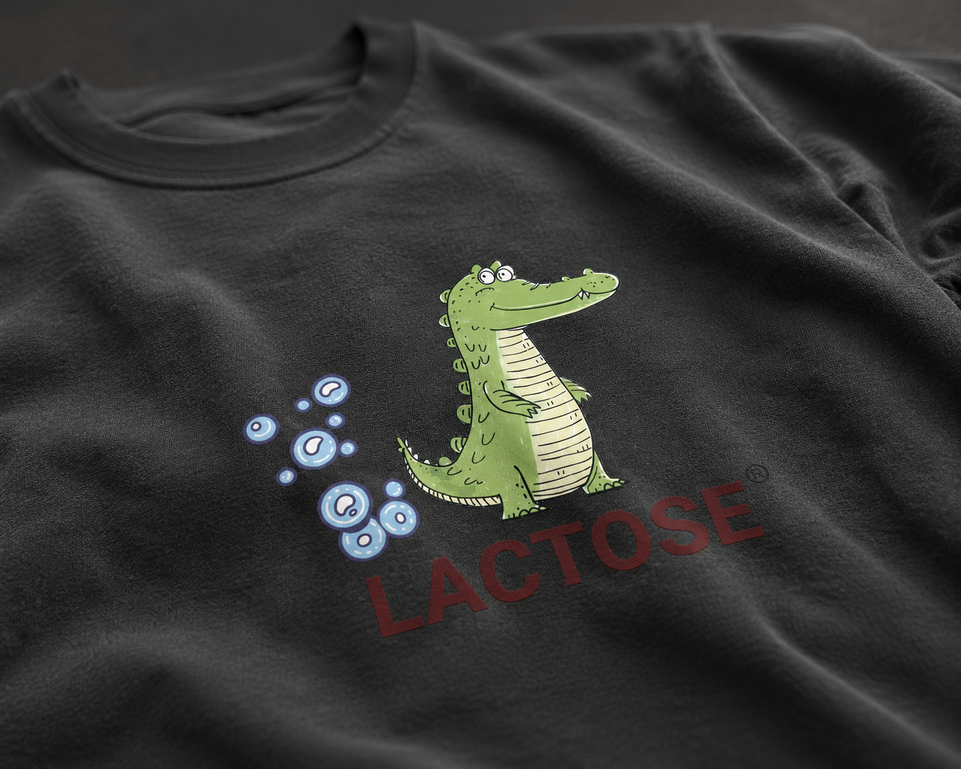 Lactose Intolerant Classic Crew T-Shirt