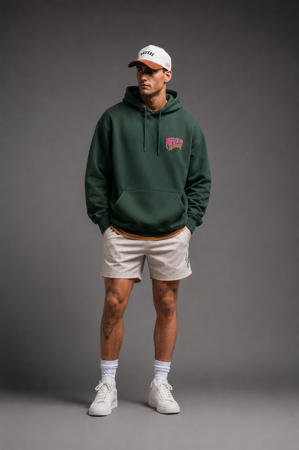 Never Surrender Oversized Hoodie