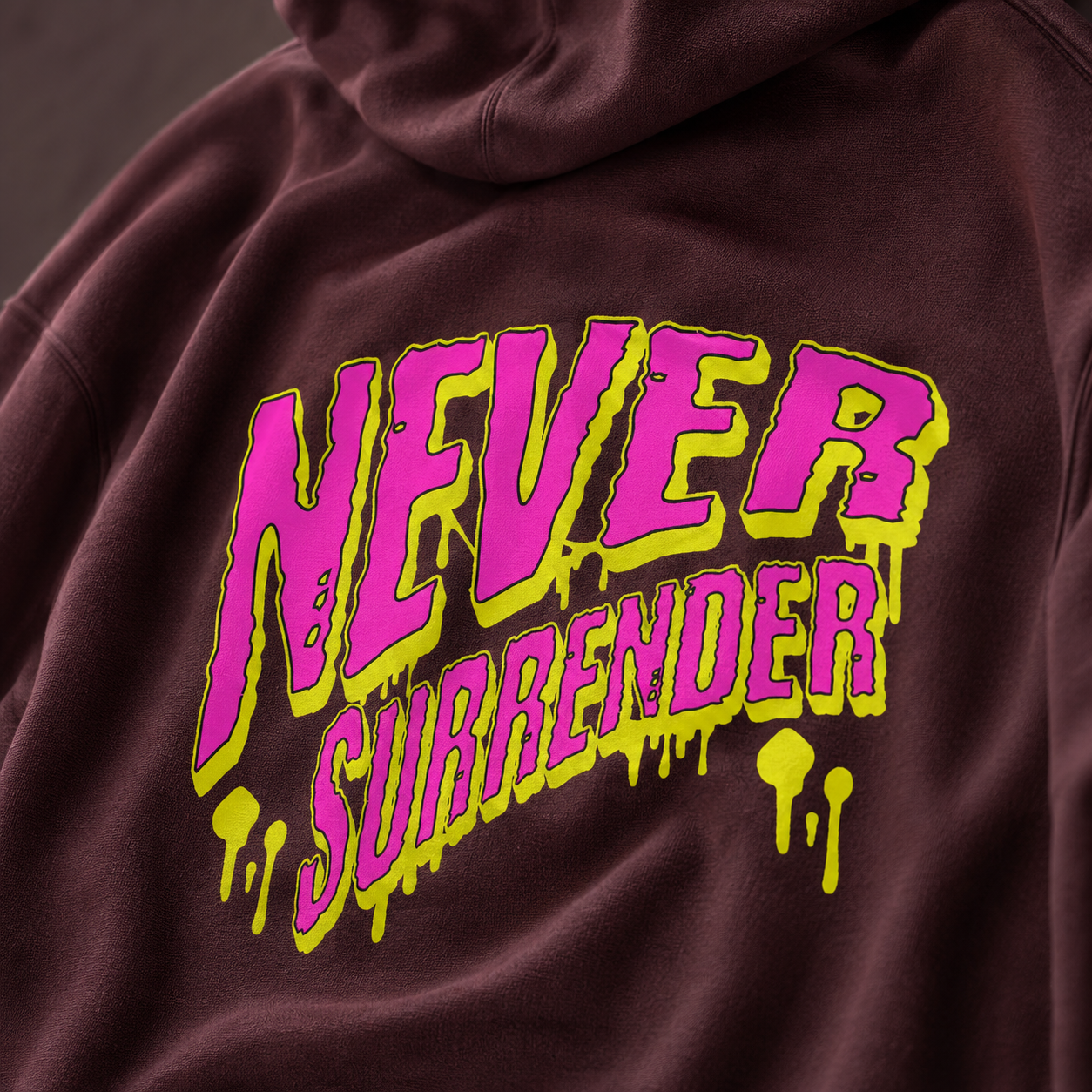 Never Surrender Oversized Hoodie