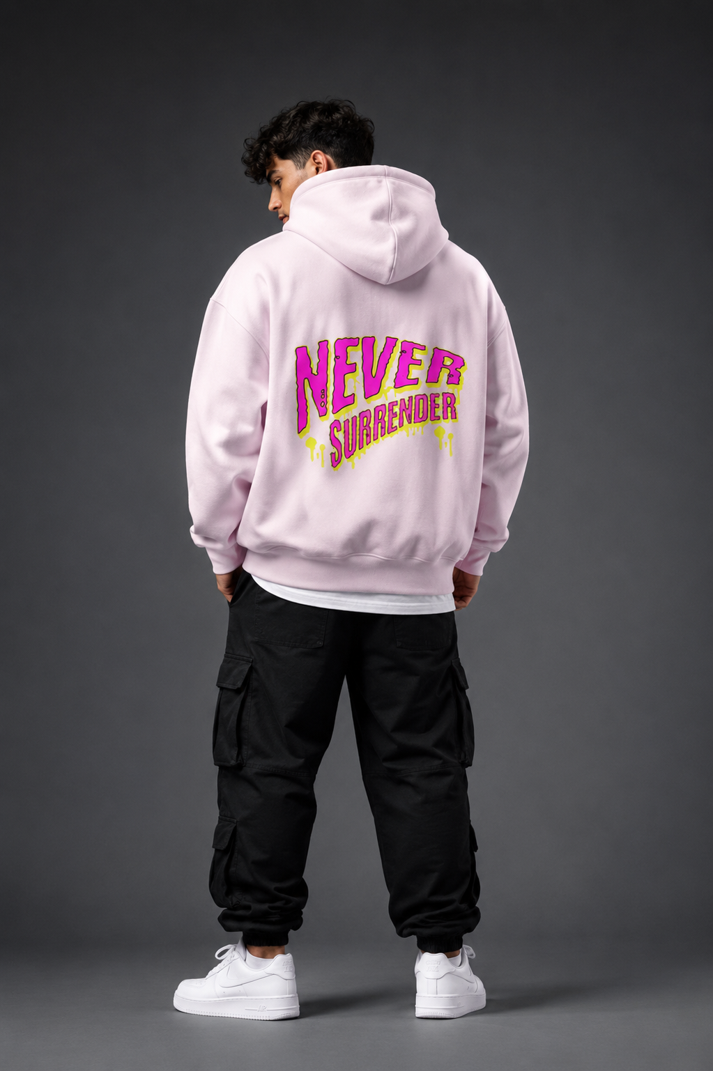Never Surrender Oversized Hoodie
