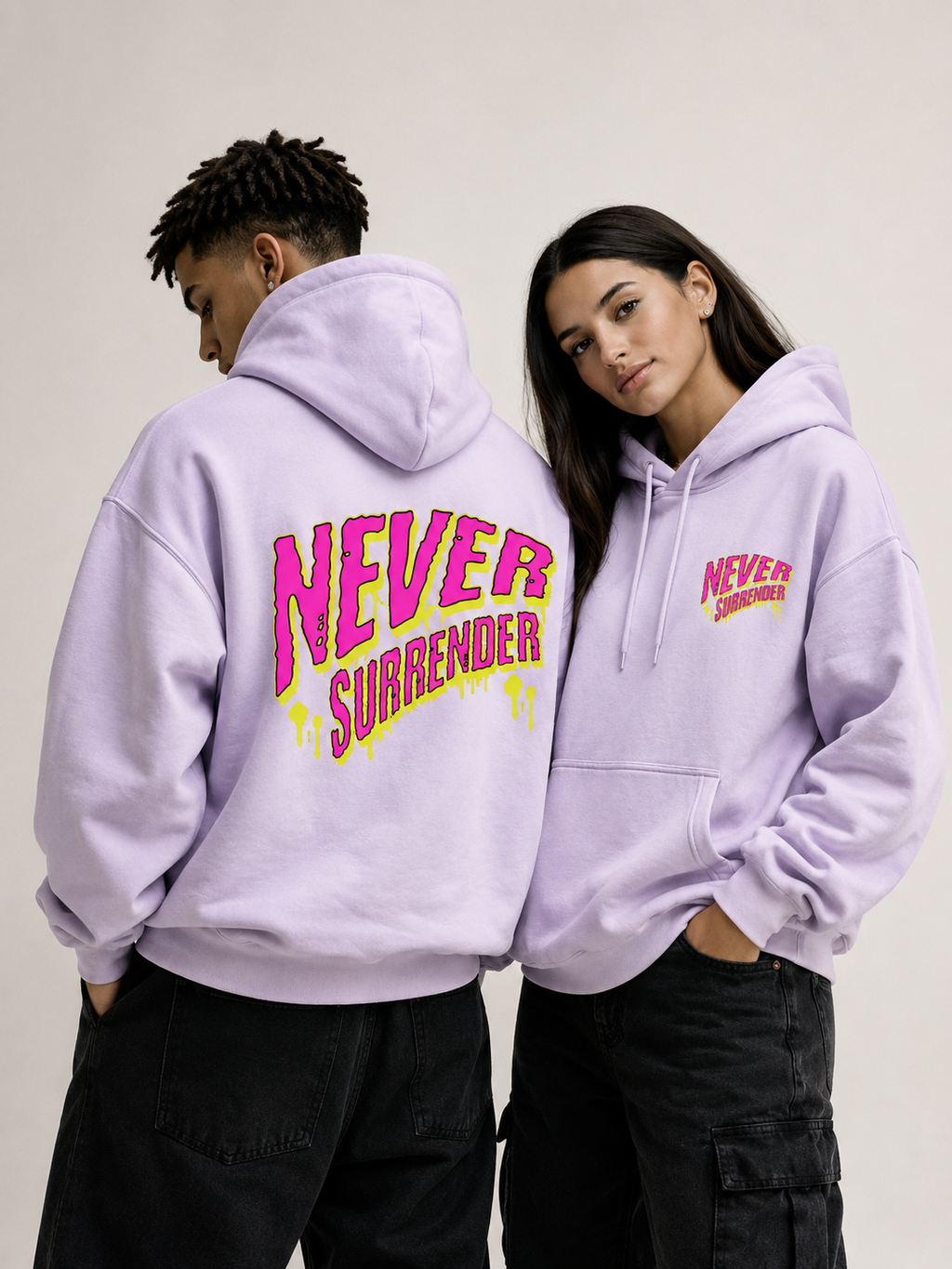 Never Surrender Oversized Hoodie