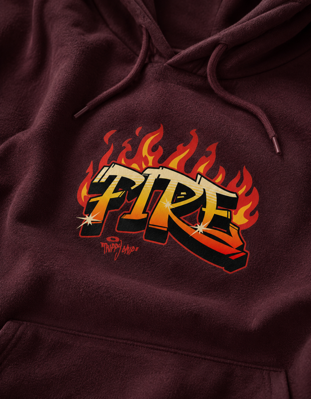 Fire Oversized Hoodie