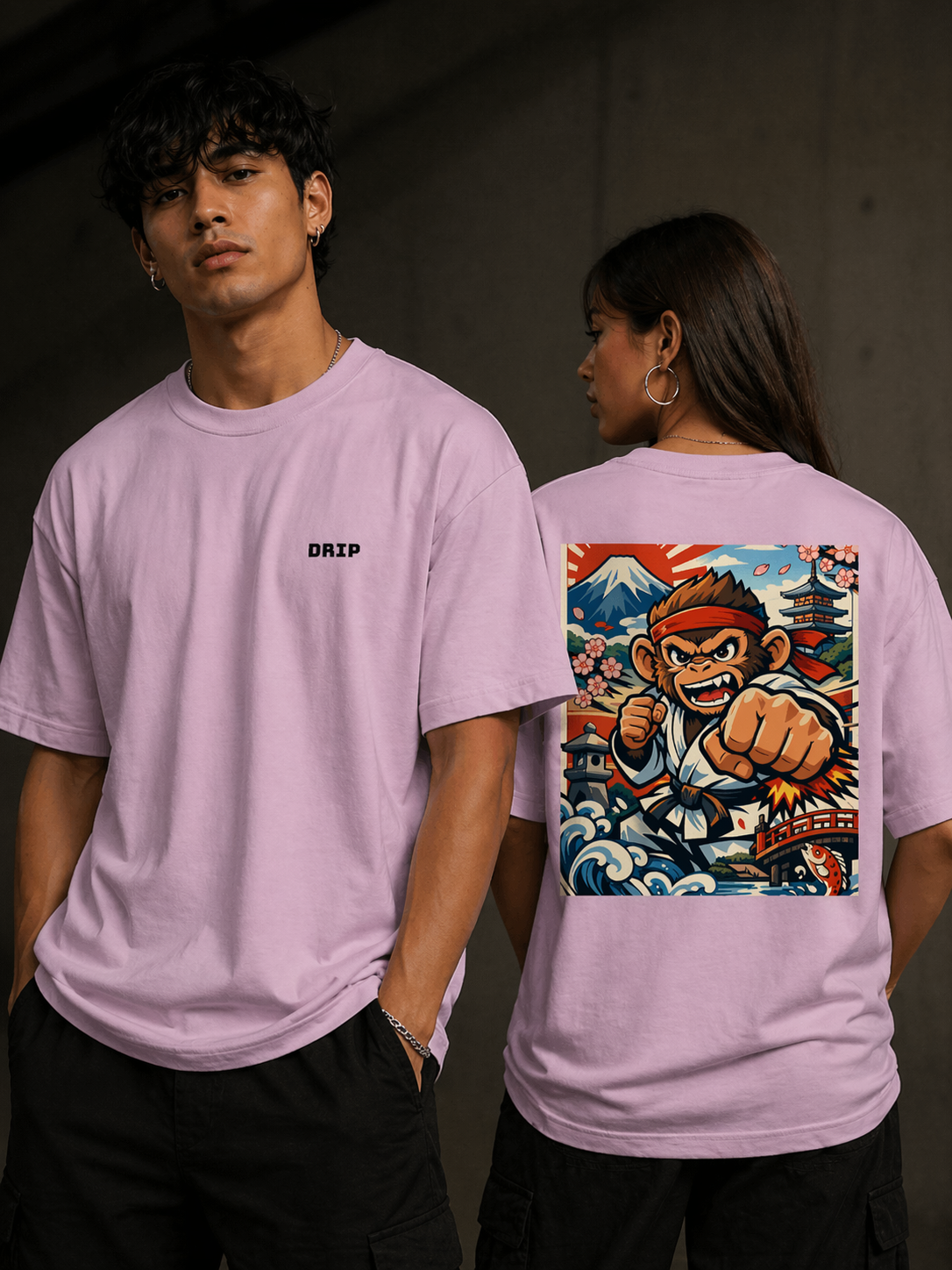 Punchy Unisex Oversized Standard T-Shirt