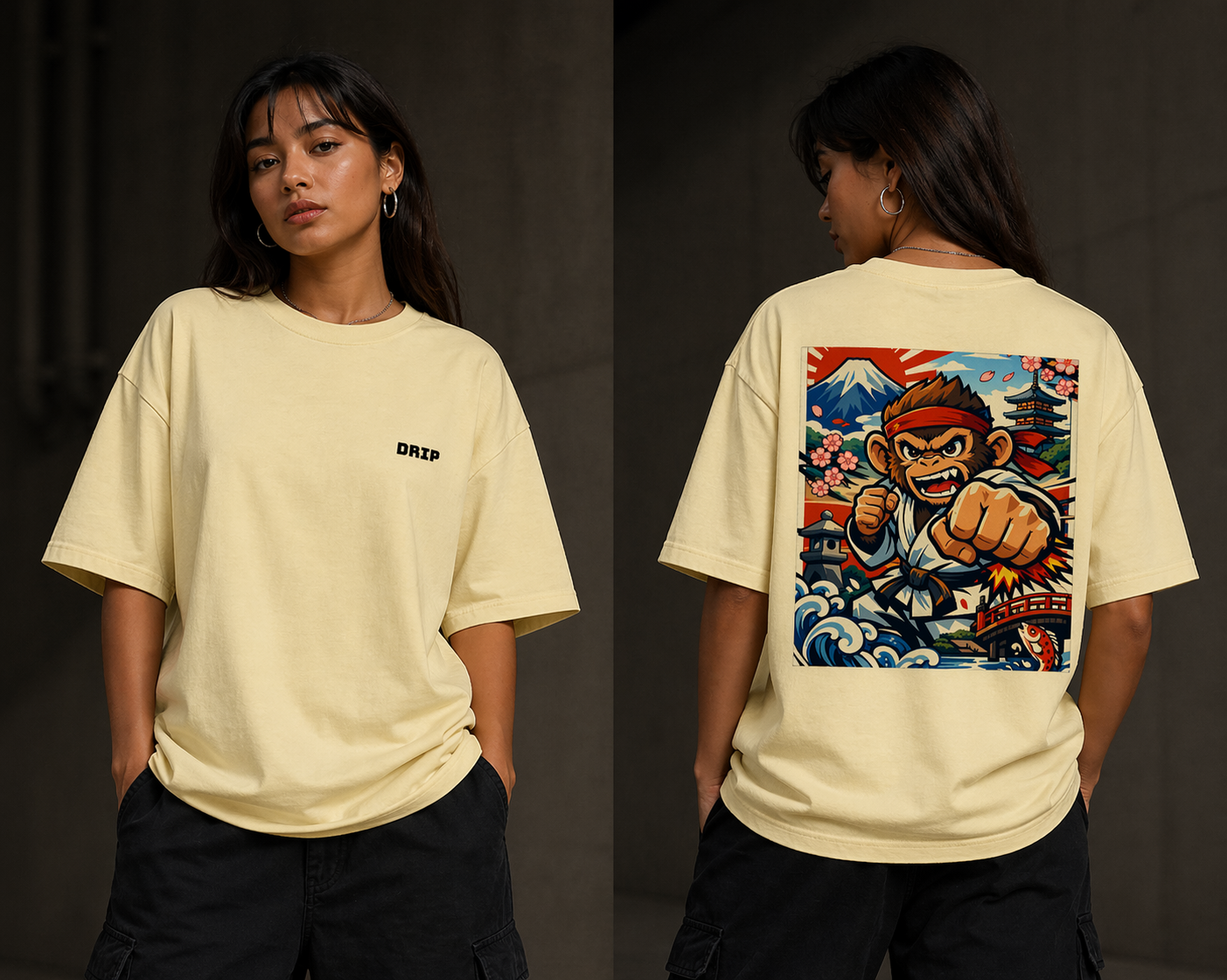 Punchy Unisex Oversized Standard T-Shirt